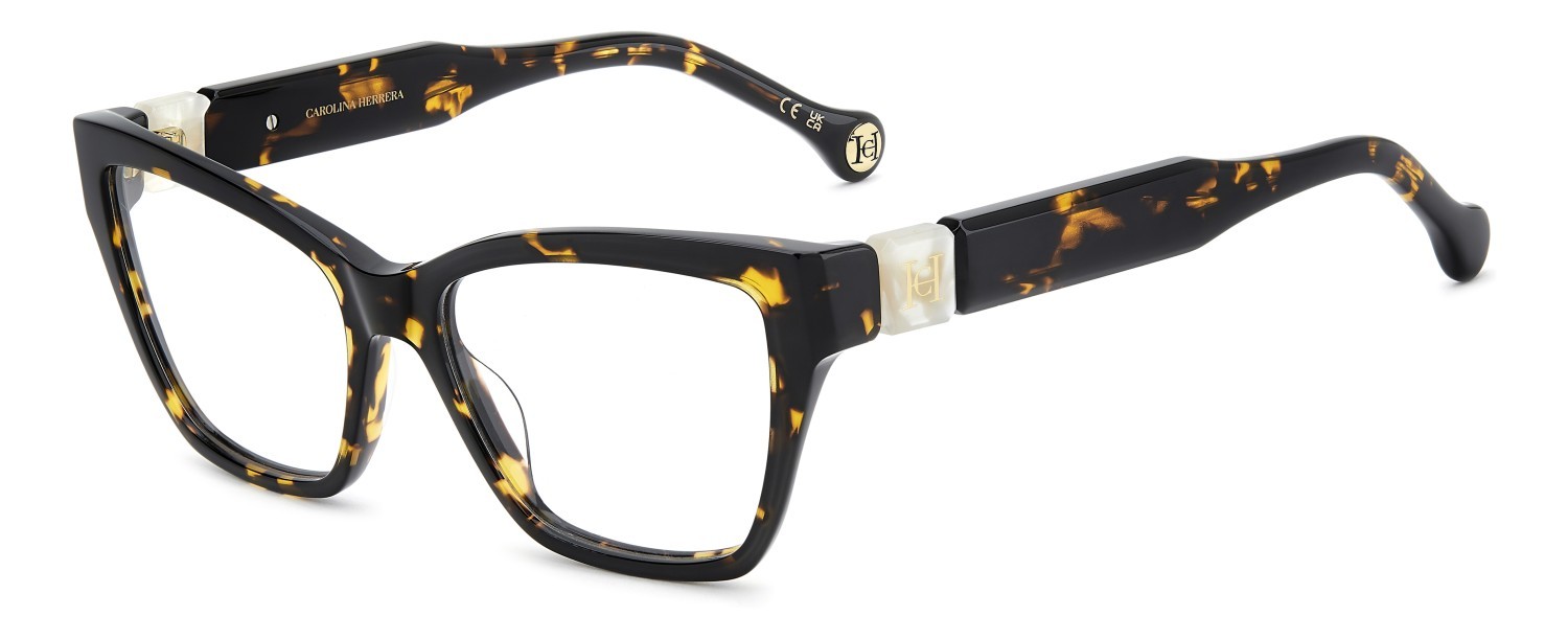 Occhiali da vista Carolina Herrera Her 0330 110299 086 colore havana forma cat eye 