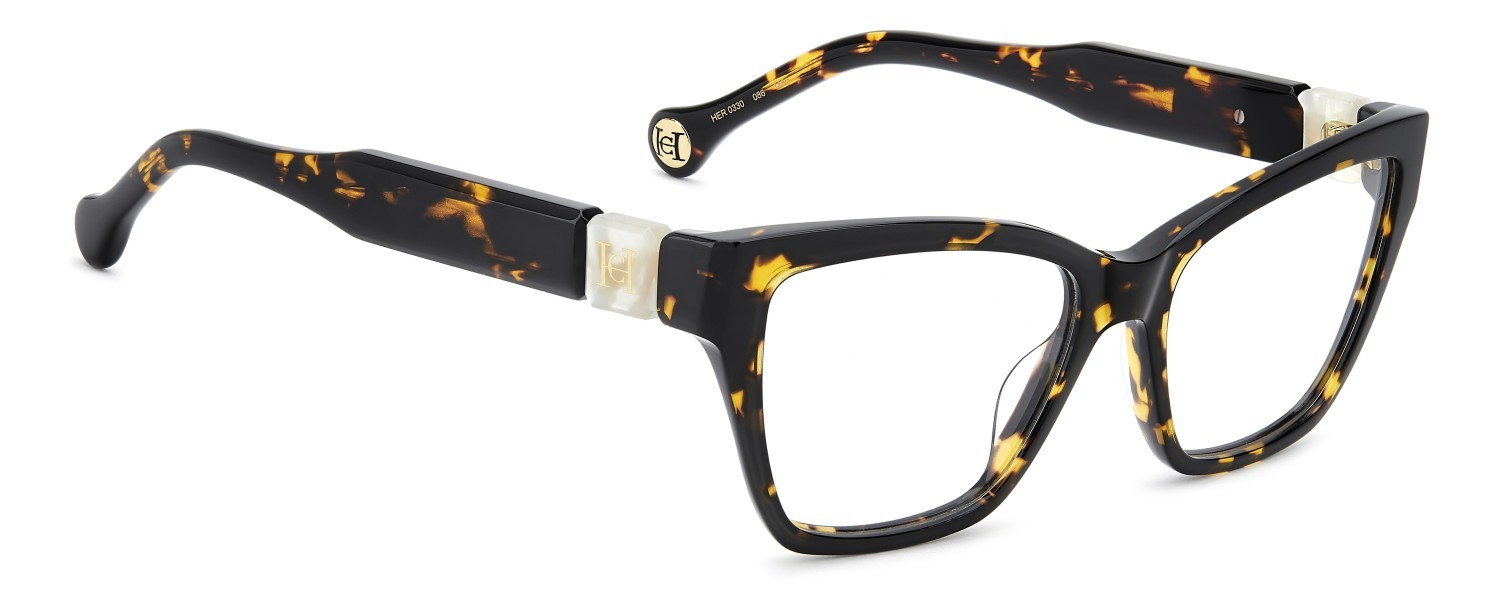 Occhiali da vista Carolina Herrera Her 0330 110299 086 colore havana forma cat eye 