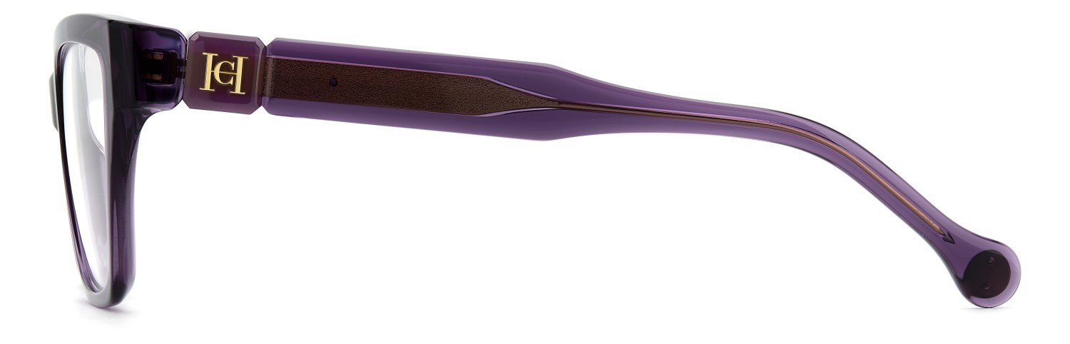 Eyeglasses Carolina Herrera Her 0330 110299 0T7 color plum shape cat eye 