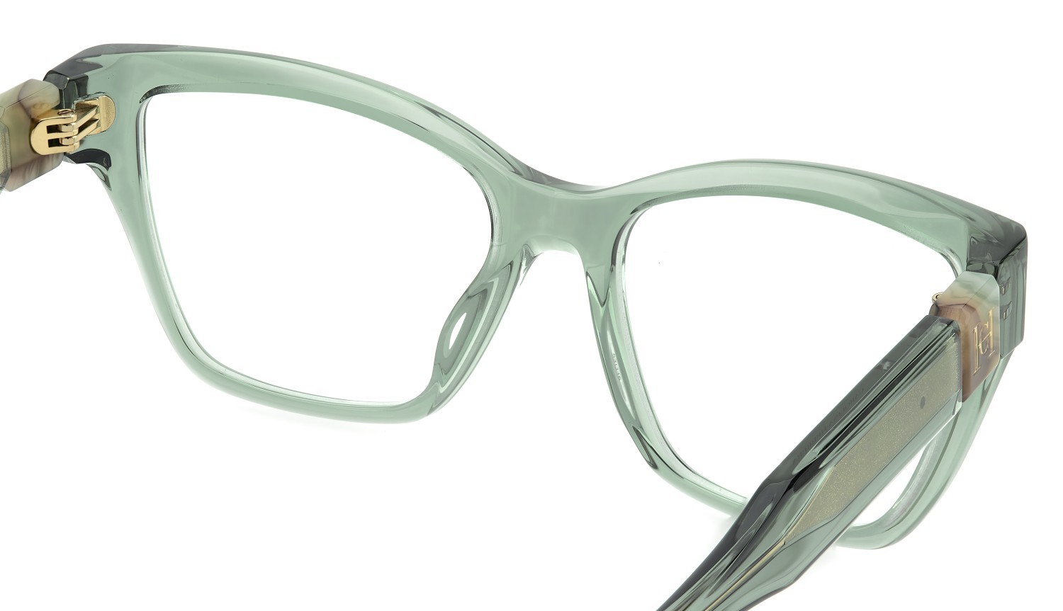 Occhiali da vista Carolina Herrera Her 0330 110299 6CR colore sage forma cat eye 