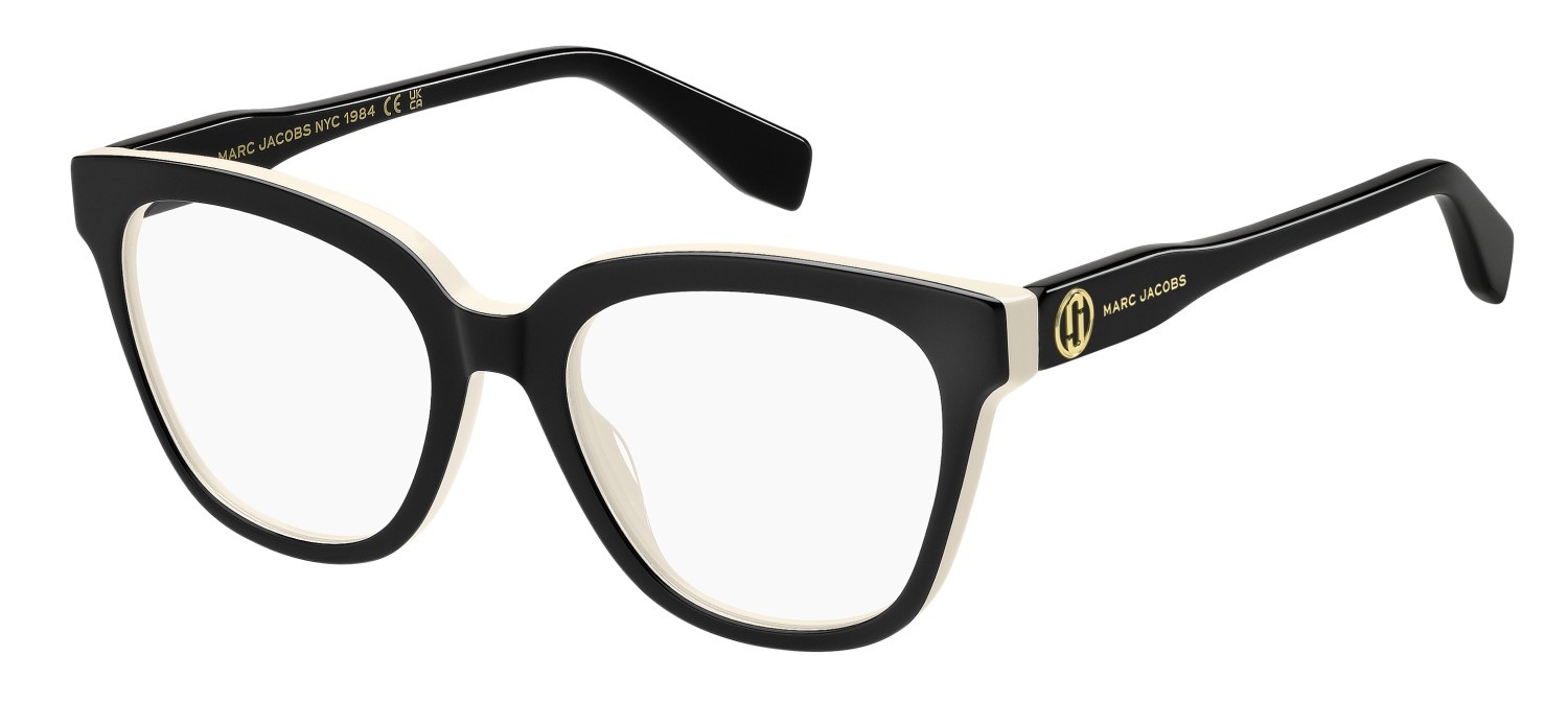 Occhiali da vista Marc Jacobs 856 110300 80S colore black white forma cat eye 