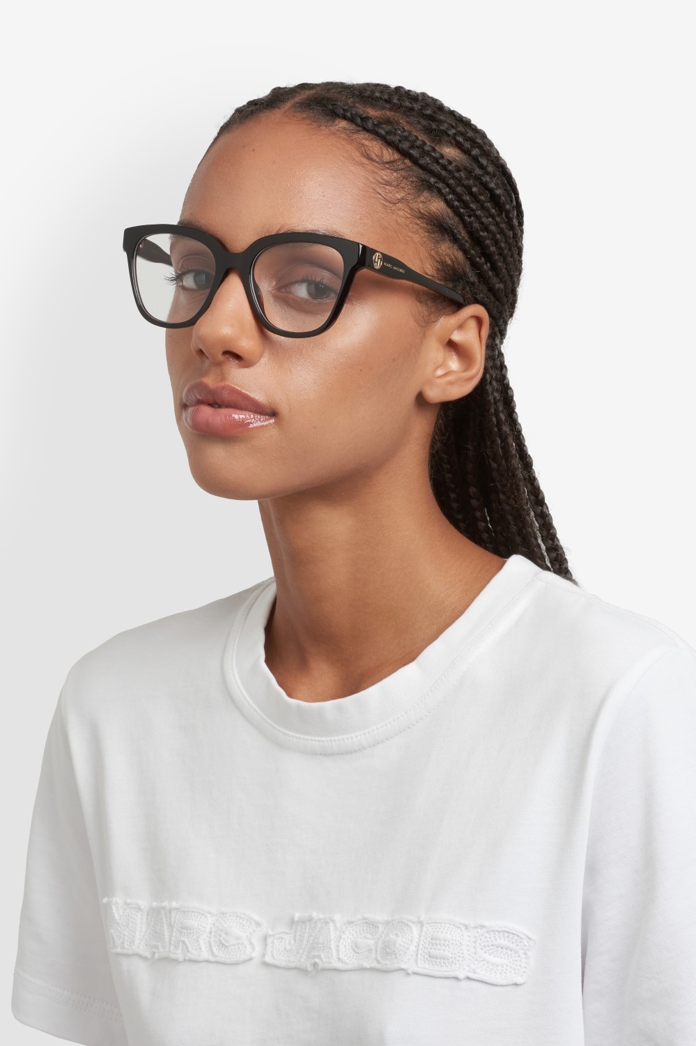 Occhiali da vista Marc Jacobs 856 110300 WR7 colore black havana forma cat eye 