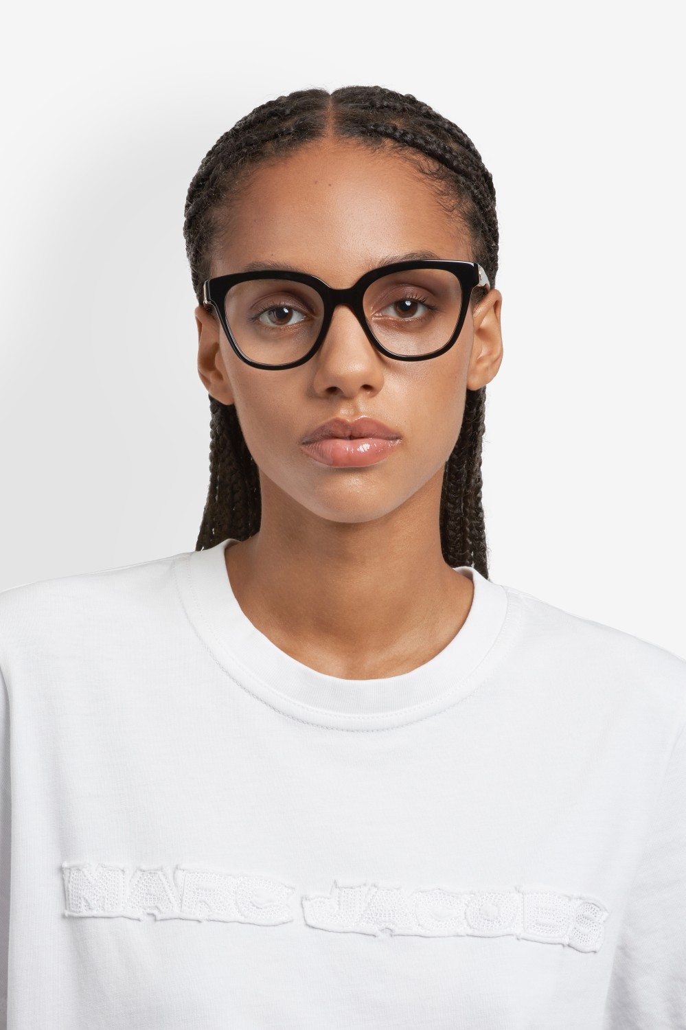 Occhiali da vista Marc Jacobs 856 110300 WR7 colore black havana forma cat eye 