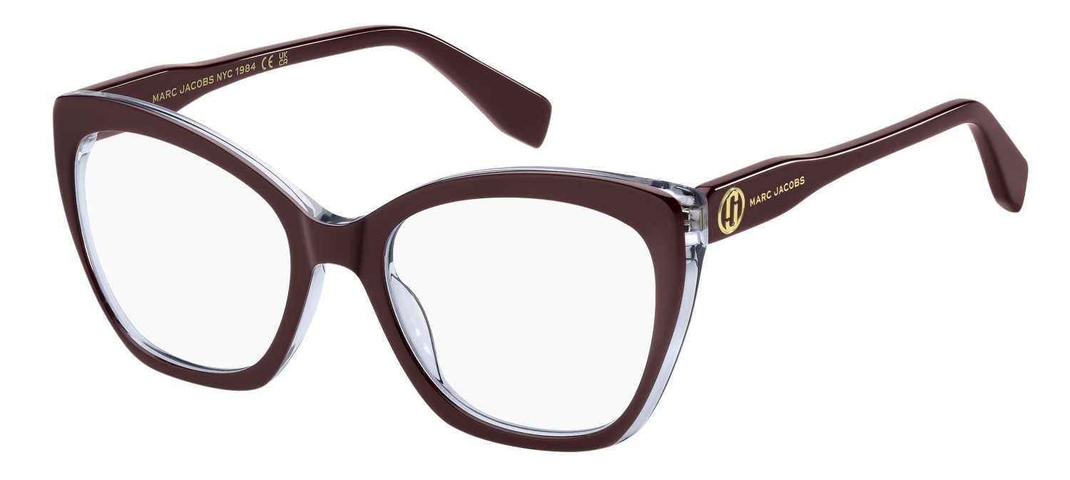 Occhiali da vista Marc Jacobs 857 110301 LHF colore burgundy 2 forma cat eye 