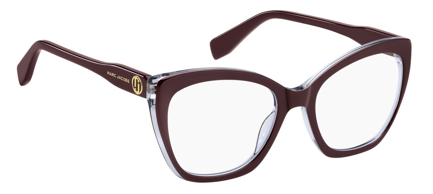 Occhiali da vista Marc Jacobs 857 110301 LHF colore burgundy 2 forma cat eye 