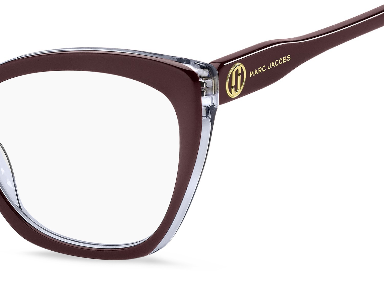Occhiali da vista Marc Jacobs 857 110301 LHF colore burgundy 2 forma cat eye 