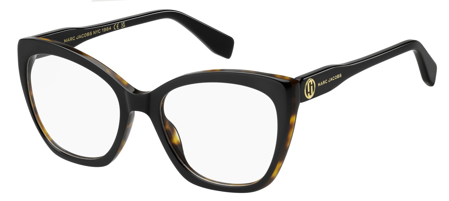 Occhiali da vista Marc Jacobs 857 110301 WR7 colore black havana forma cat eye 