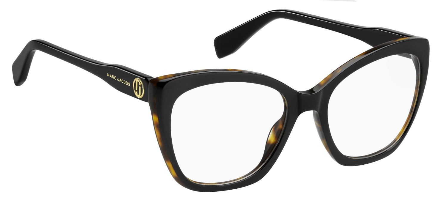 Occhiali da vista Marc Jacobs 857 110301 WR7 colore black havana forma cat eye 