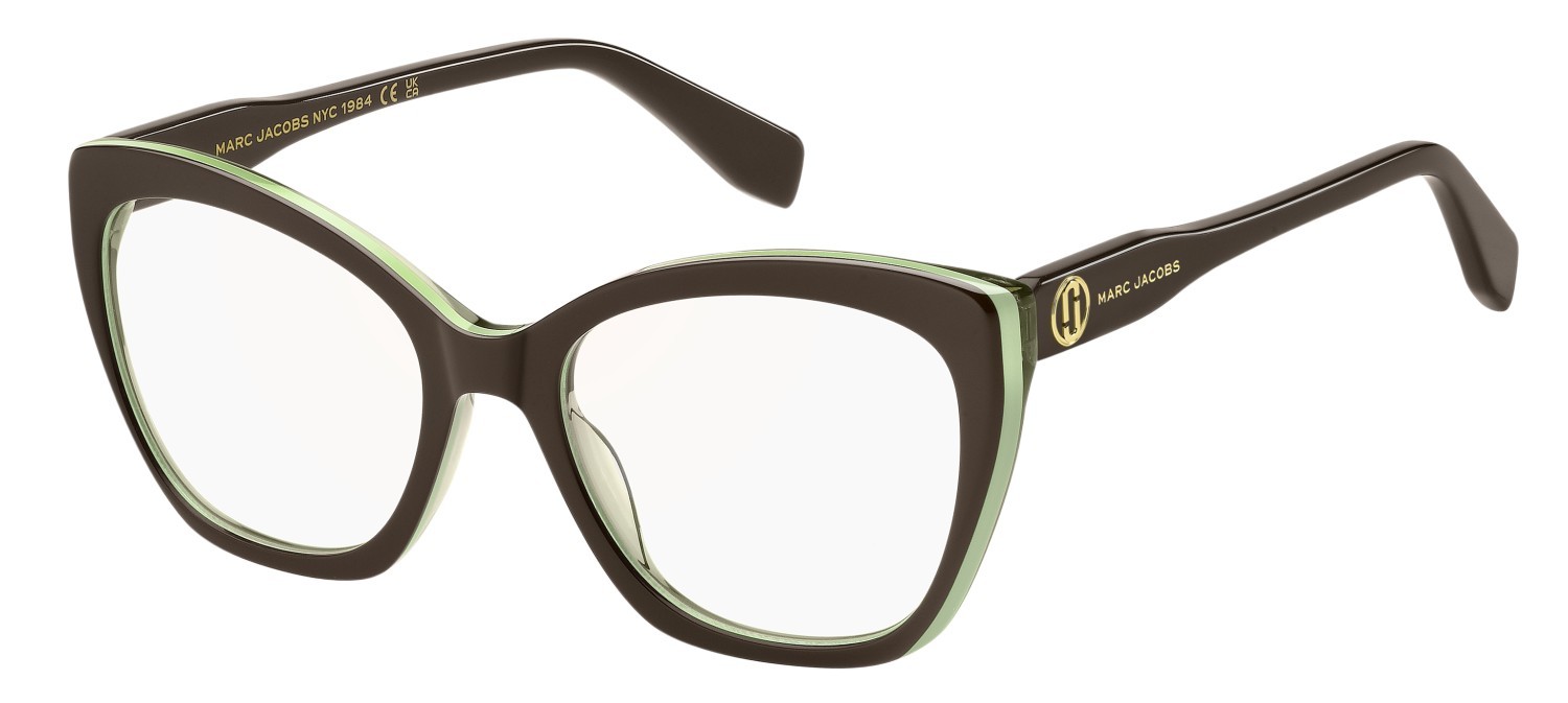 Occhiali da vista Marc Jacobs 857 110301 XL7 colore brown green forma cat eye 