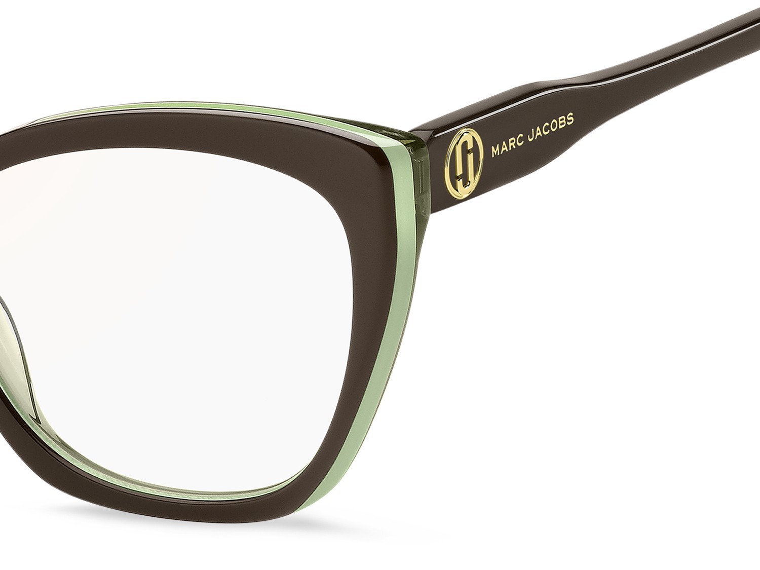 Occhiali da vista Marc Jacobs 857 110301 XL7 colore brown green forma cat eye 