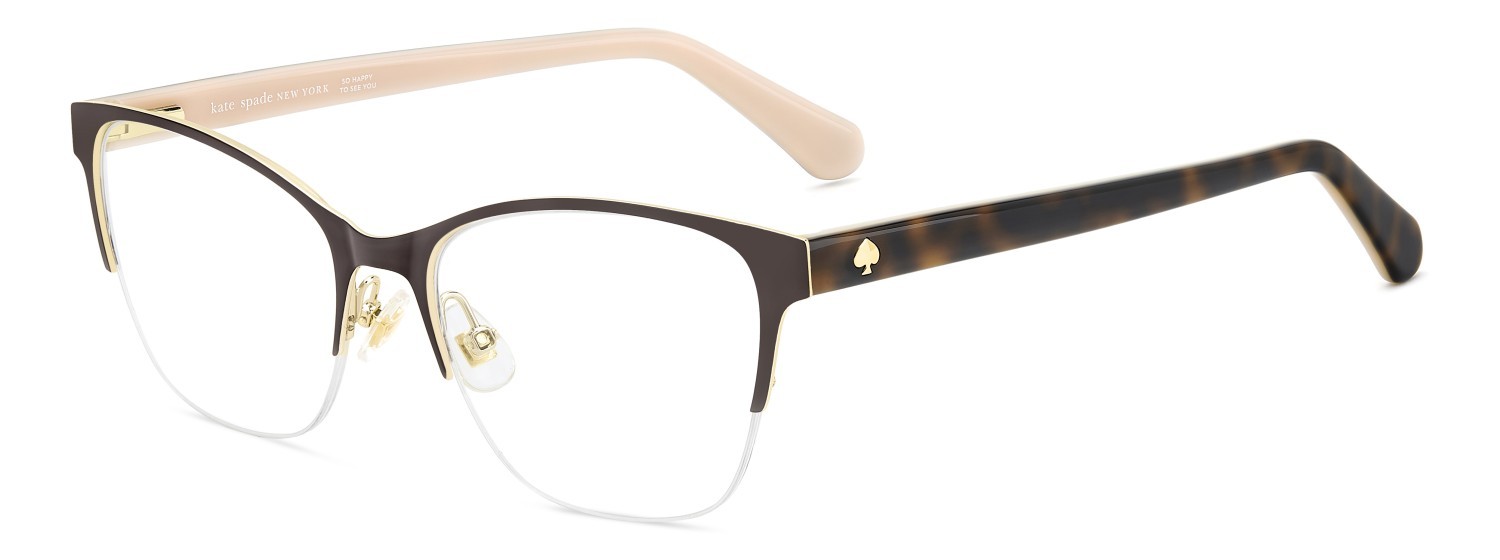 Occhiali da vista Kate Spade Ks Diandra 2/G 110306 09Q colore brown forma rettangolare 