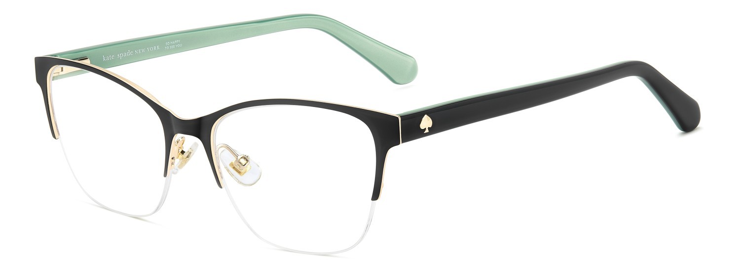 Occhiali da vista Kate Spade Ks Diandra 2/G 110306 807 colore black forma rettangolare 