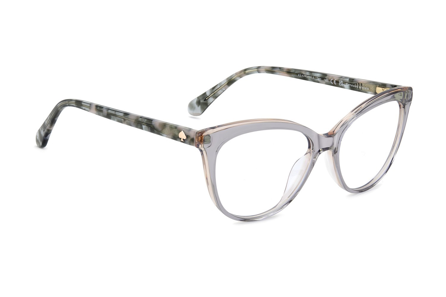 Occhiali da vista Kate Spade Ks Kariane 2 110307 7HH colore grey pink forma ovale 
