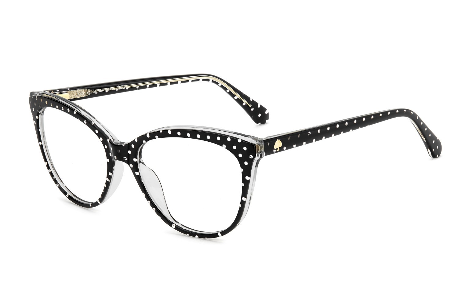 Eyeglasses Kate Spade Ks Kariane 2 110307 7RM color pattern black shape oval 