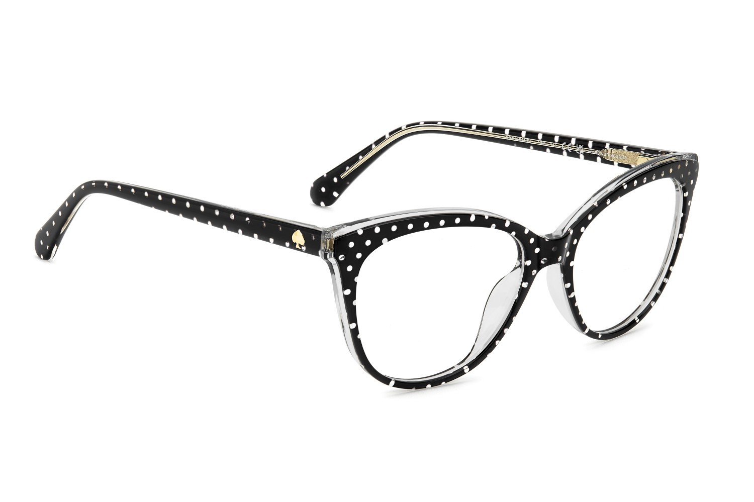 Eyeglasses Kate Spade Ks Kariane 2 110307 7RM color pattern black shape oval 