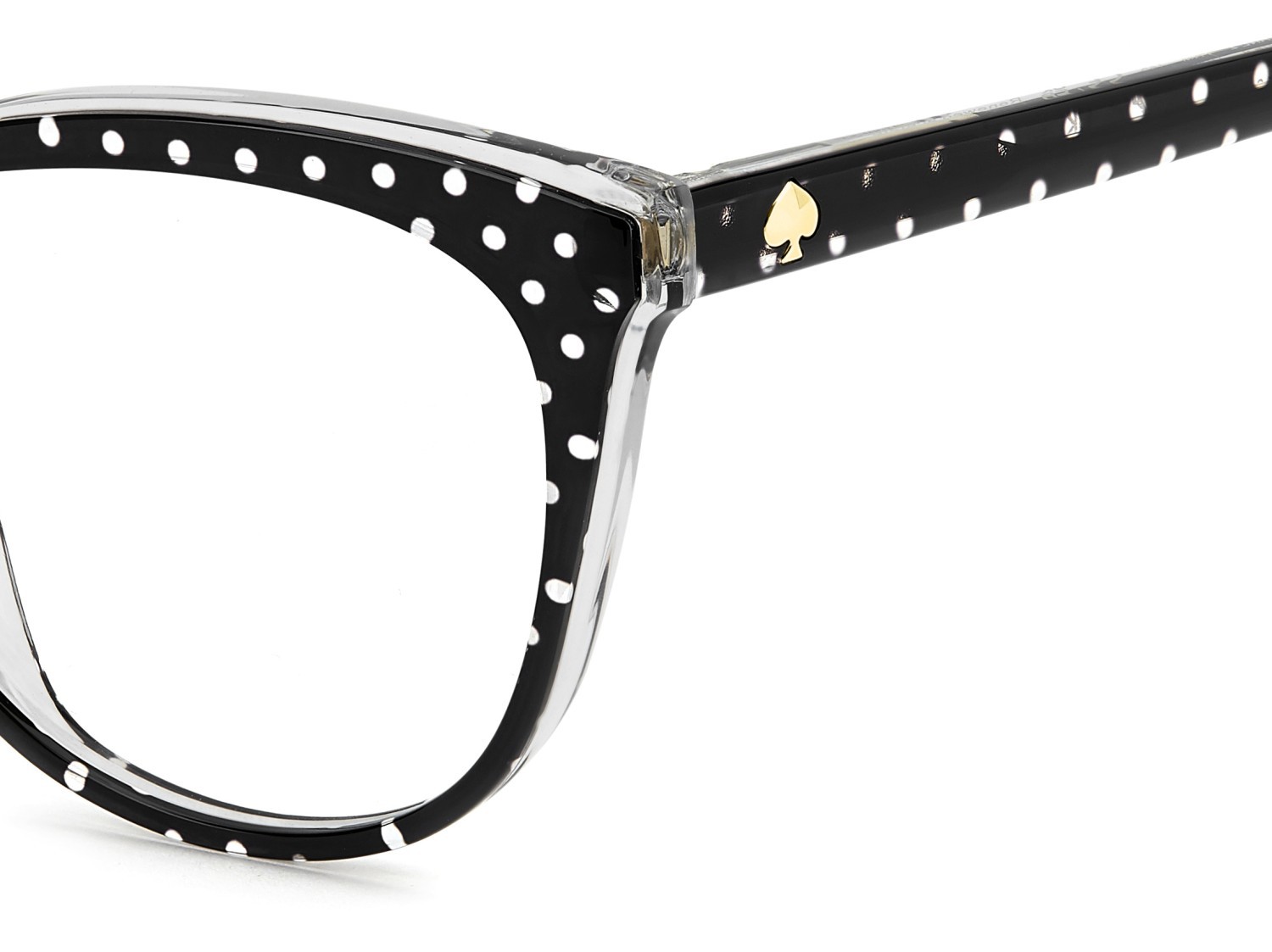Eyeglasses Kate Spade Ks Kariane 2 110307 7RM color pattern black shape oval 