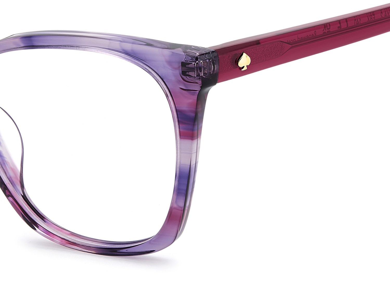 Occhiali da vista Kate Spade Ks Taya 2 110308 F8X colore striped burgundy violet forma quadrato 