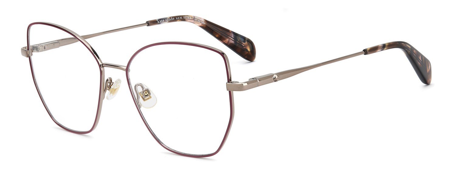 Occhiali da vista Kate Spade Ks Jacalyn 2/G 110310 QB5 colore burgundy violet forma quadrato 