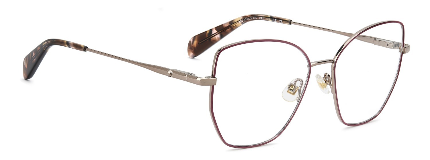 Occhiali da vista Kate Spade Ks Jacalyn 2/G 110310 QB5 colore burgundy violet forma quadrato 