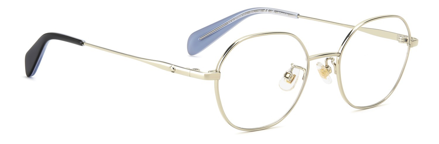 Occhiali da vista Kate Spade Ks Alaysha 2/FJ 110312 RHL colore gold black 2 forma quadrato 