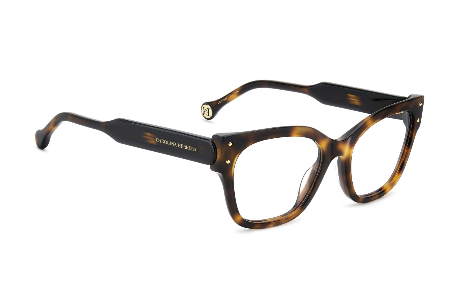 Occhiali da vista Carolina Herrera Her 0324 110325 086 colore havana forma cat eye 