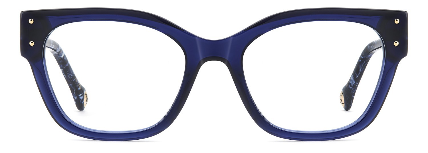 Eyeglasses Carolina Herrera Her 0324 110325 PJP color blue shape cat eye 