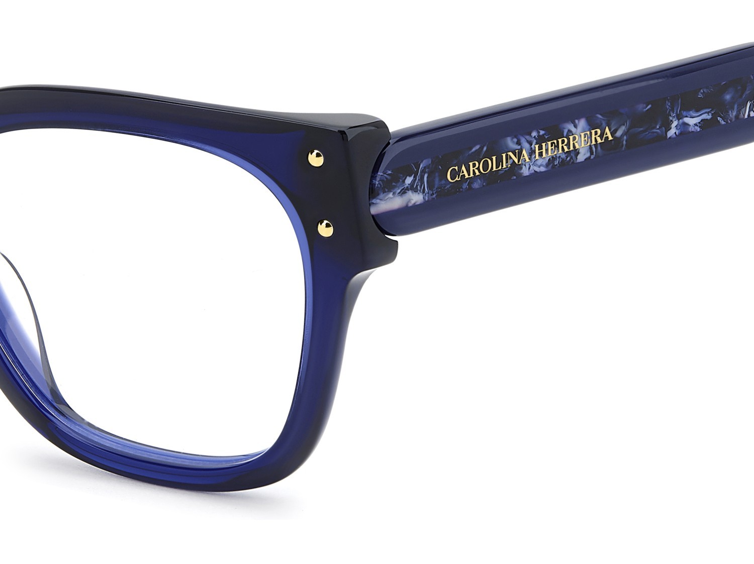 Eyeglasses Carolina Herrera Her 0324 110325 PJP color blue shape cat eye 