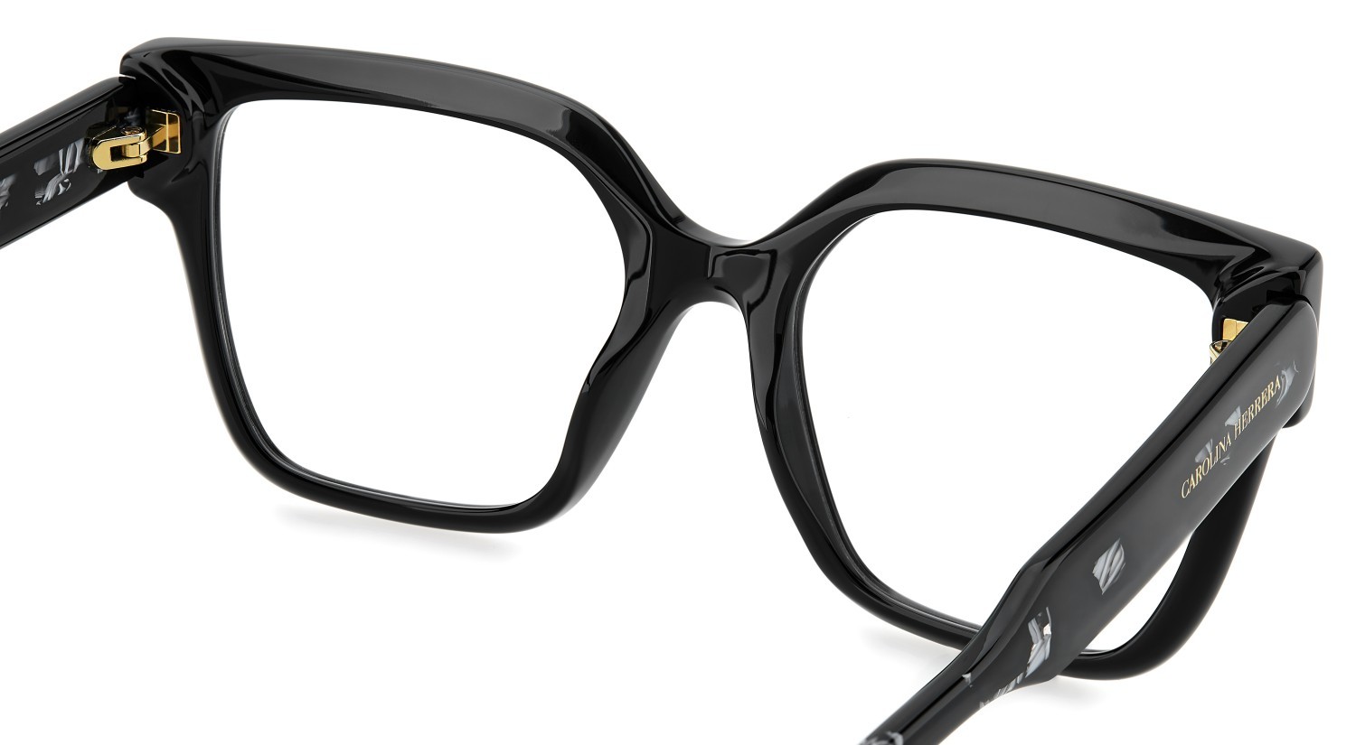 Occhiali da vista Carolina Herrera Her 0325 110327 807 colore black forma cat eye 