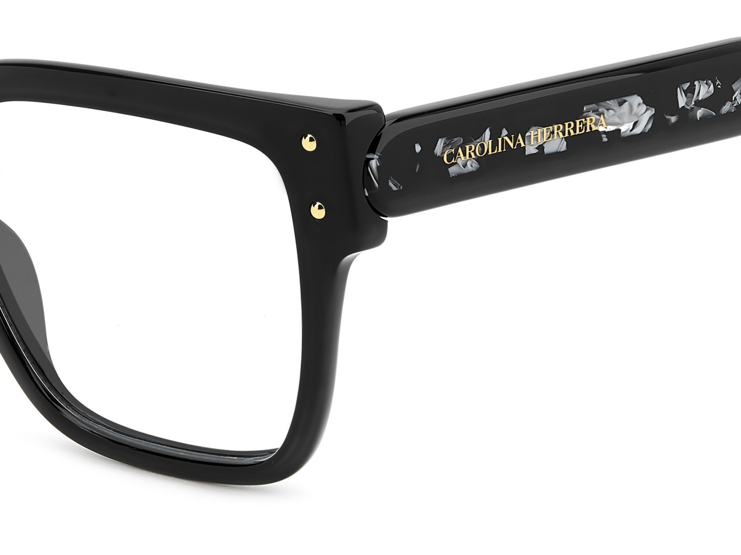 Occhiali da vista Carolina Herrera Her 0325 110327 807 colore black forma cat eye 