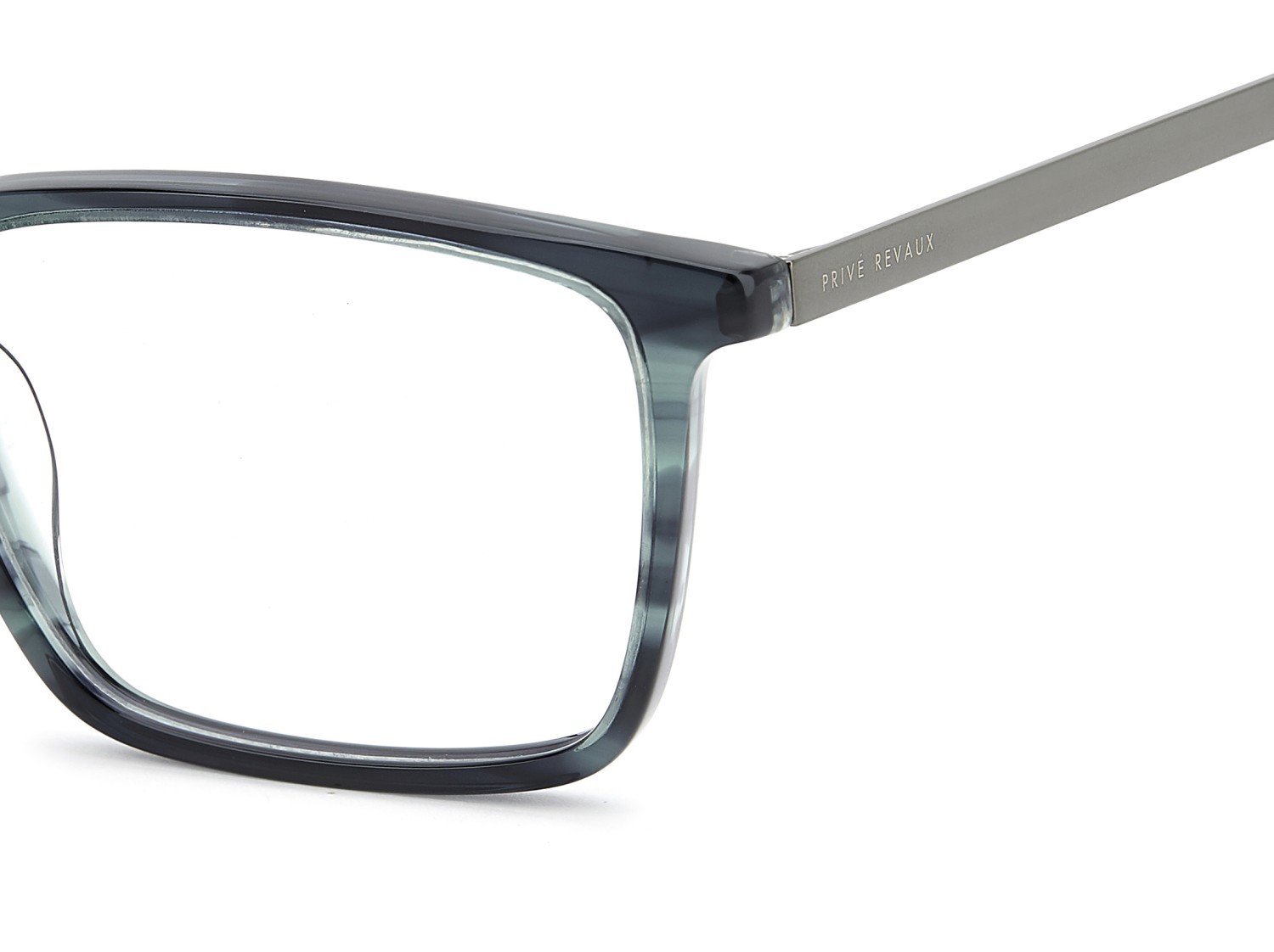 Eyeglasses Privé Revaux Pr1015/G 110336 6AK color green horn shape rectangle 