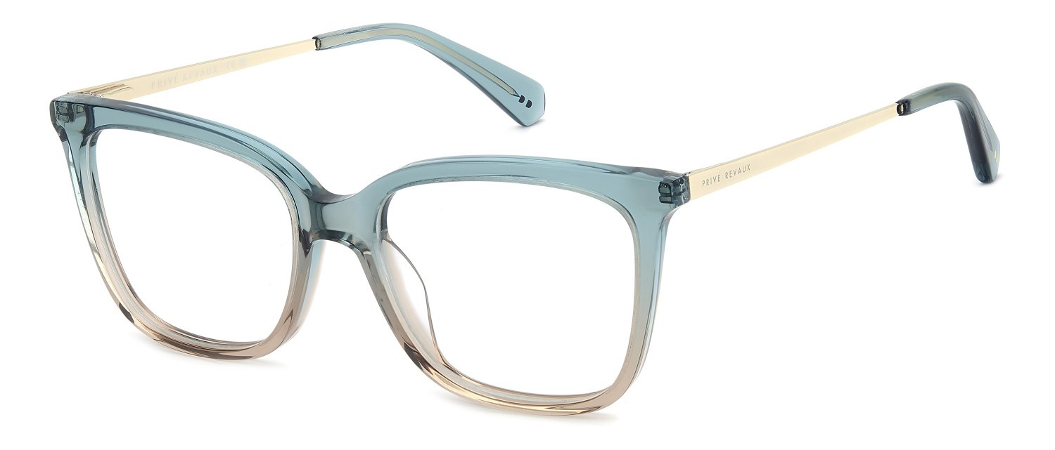 Eyeglasses Privé Revaux Pr1011/G 110339 ZI9 color teal shape square 