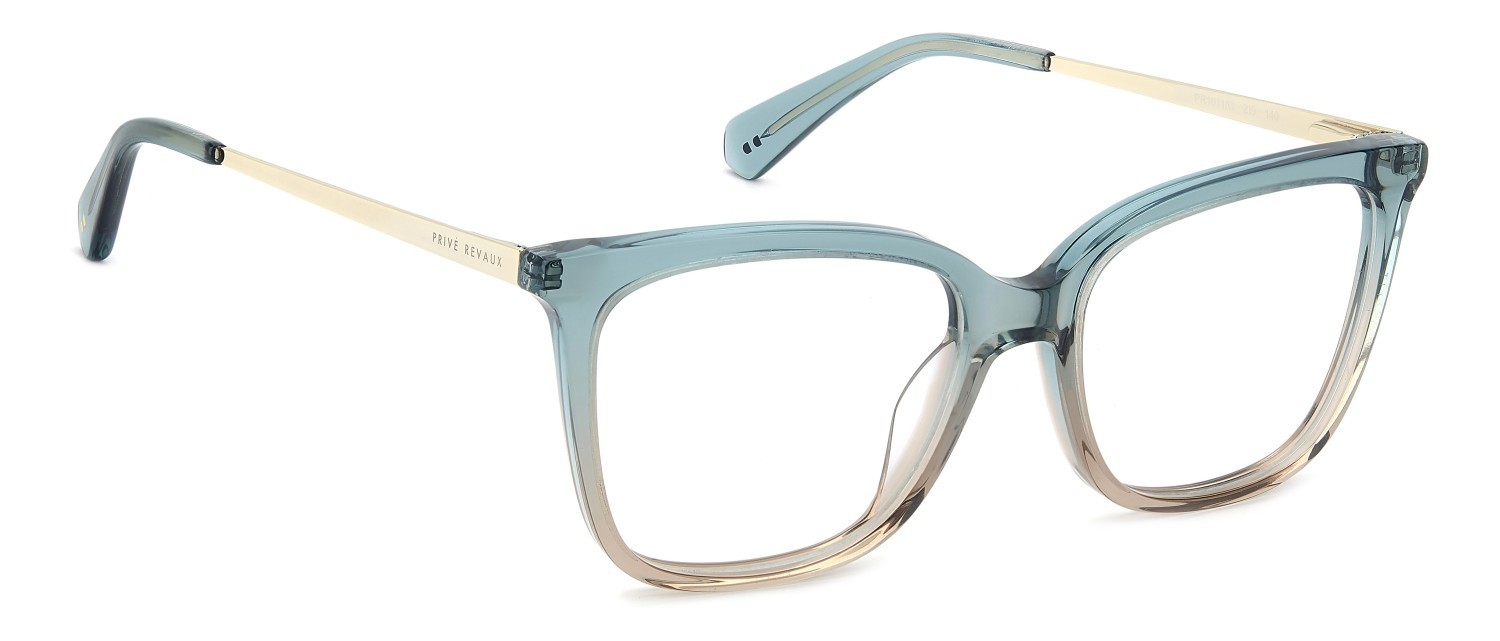 Eyeglasses Privé Revaux Pr1011/G 110339 ZI9 color teal shape square 