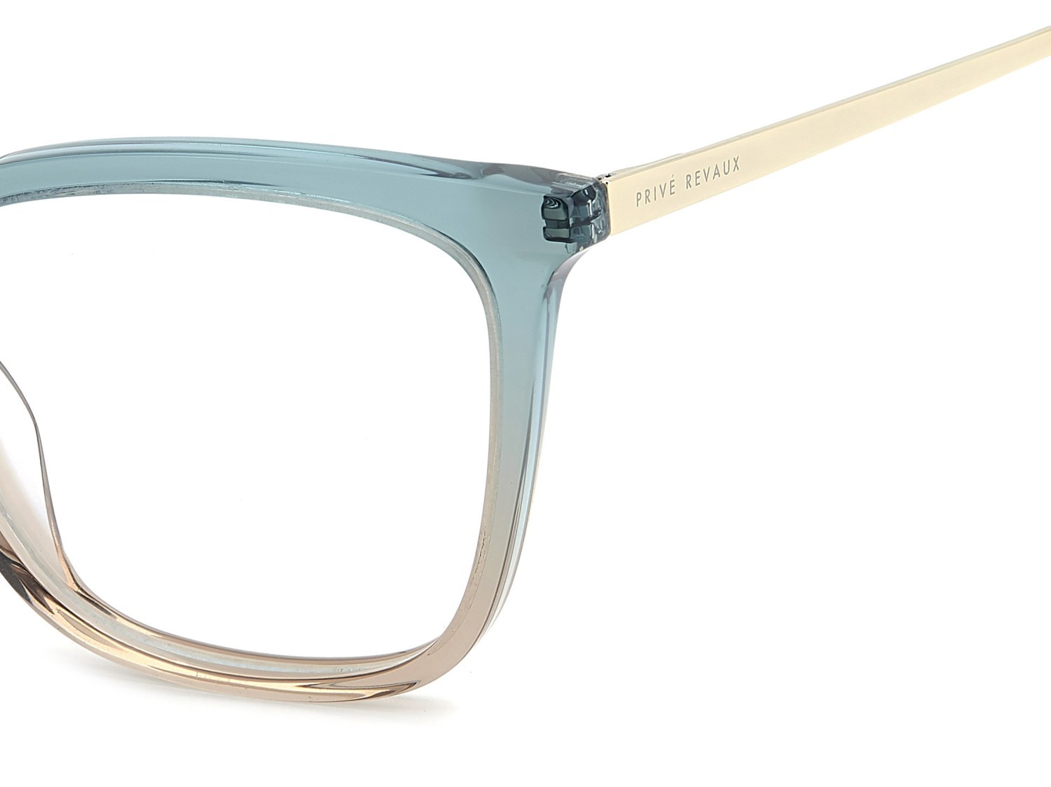 Eyeglasses Privé Revaux Pr1011/G 110339 ZI9 color teal shape square 