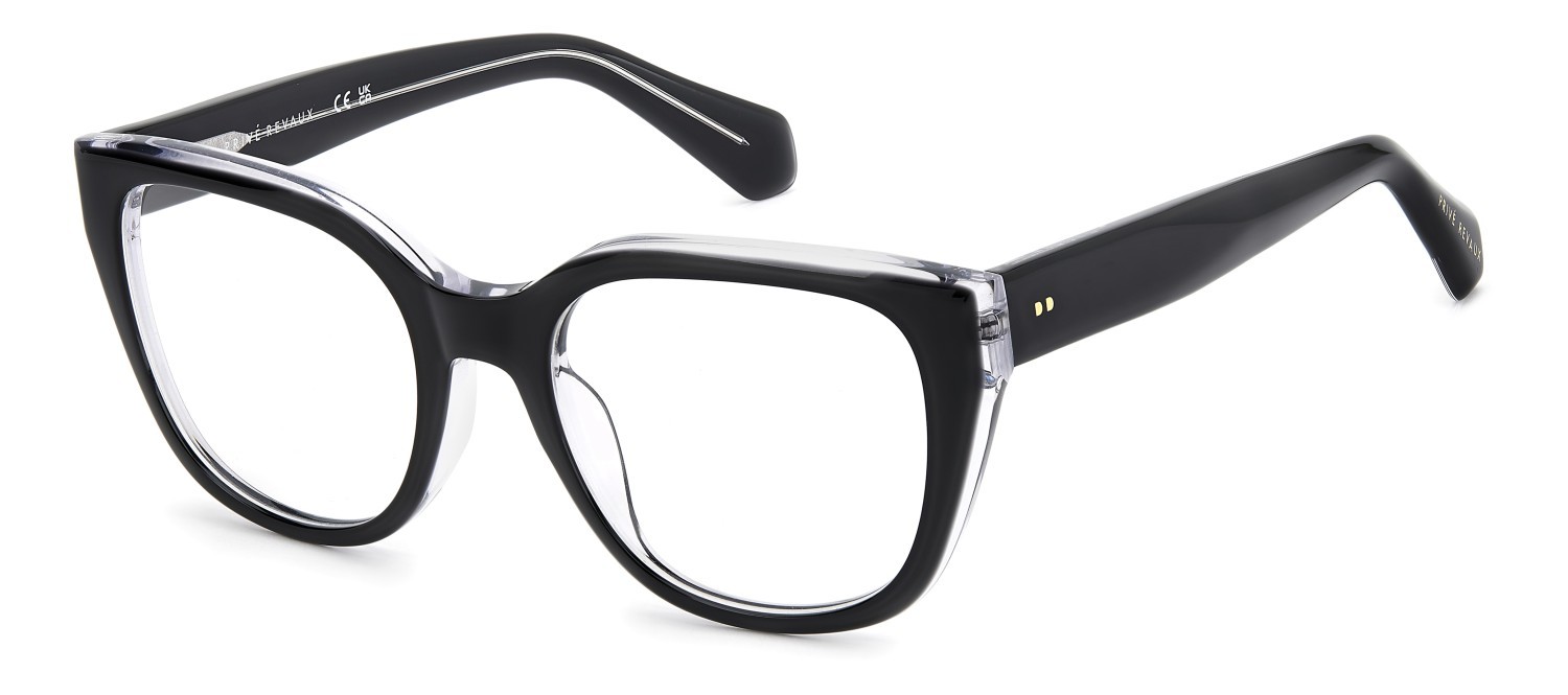 Eyeglasses Privé Revaux Pr1014 110346 807 color black shape square 