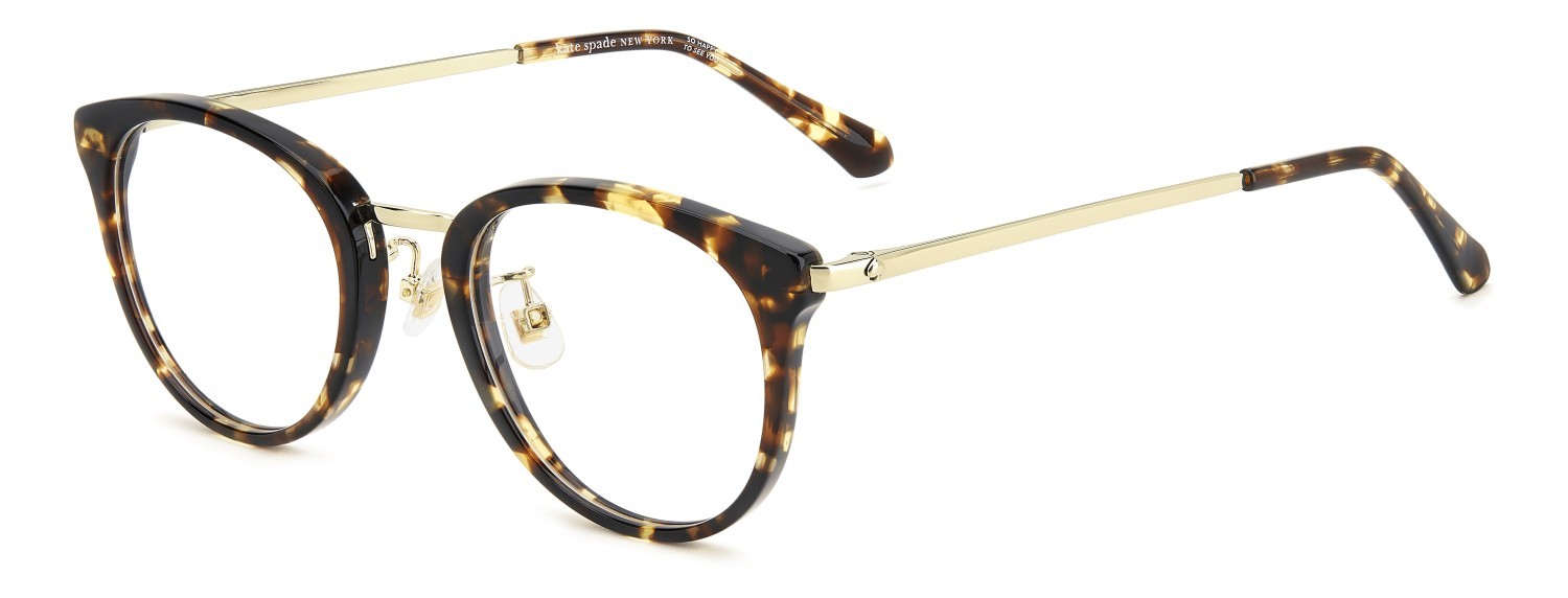 Occhiali da vista Kate Spade Irma/N 110357 086 colore havana forma rotondo 