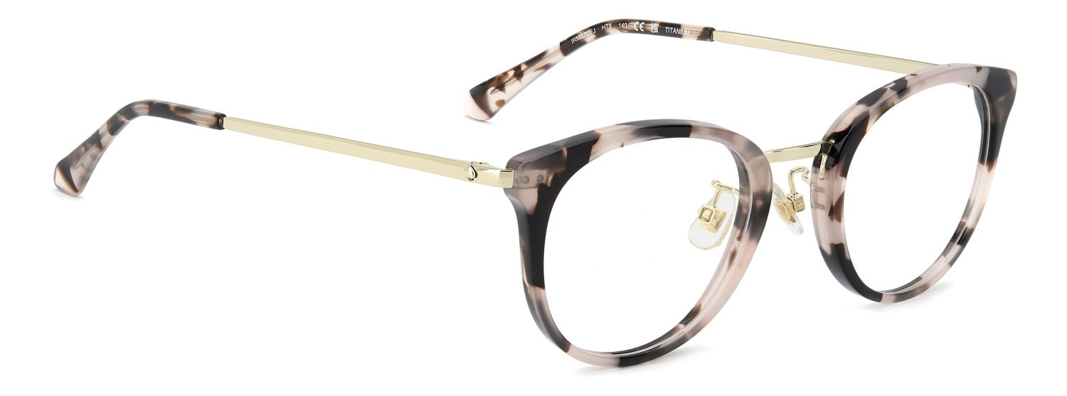 Eyeglasses Kate Spade Irma/N 110357 HT8 color pink havana shape round 