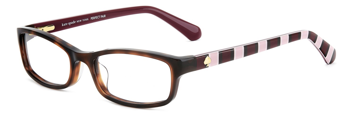 Occhiali da vista Kate Spade Narcisa/3 110411 086 colore havana forma rettangolare 