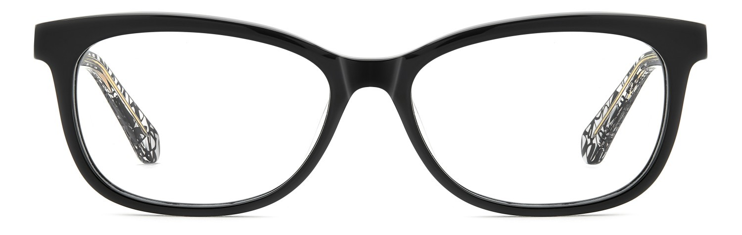 Occhiali da vista Kate Spade Bronwen/3 110413 W08 colore black pattern crystal forma rettangolare 