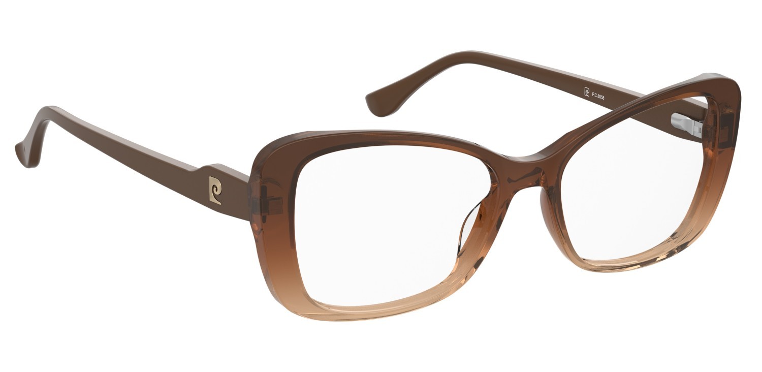 Occhiali da vista Pierre Cardin P.c. 8558 110515 0MY colore brown shaded beige forma rettangolare 
