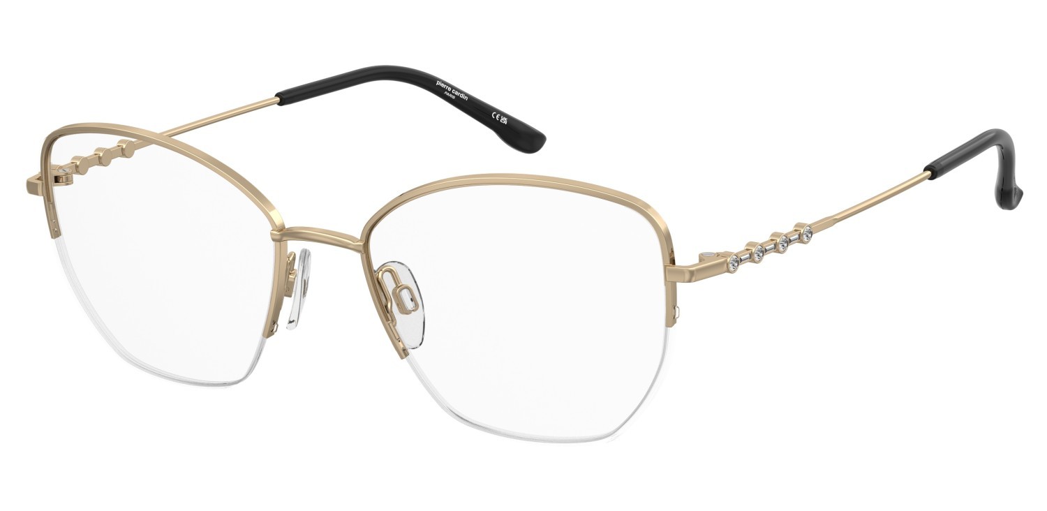 Eyeglasses Pierre Cardin P.c. 8929 110525 J5G color gold shape cat eye 