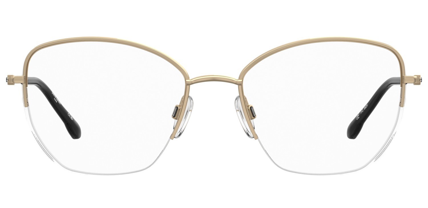 Eyeglasses Pierre Cardin P.c. 8929 110525 J5G color gold shape cat eye 