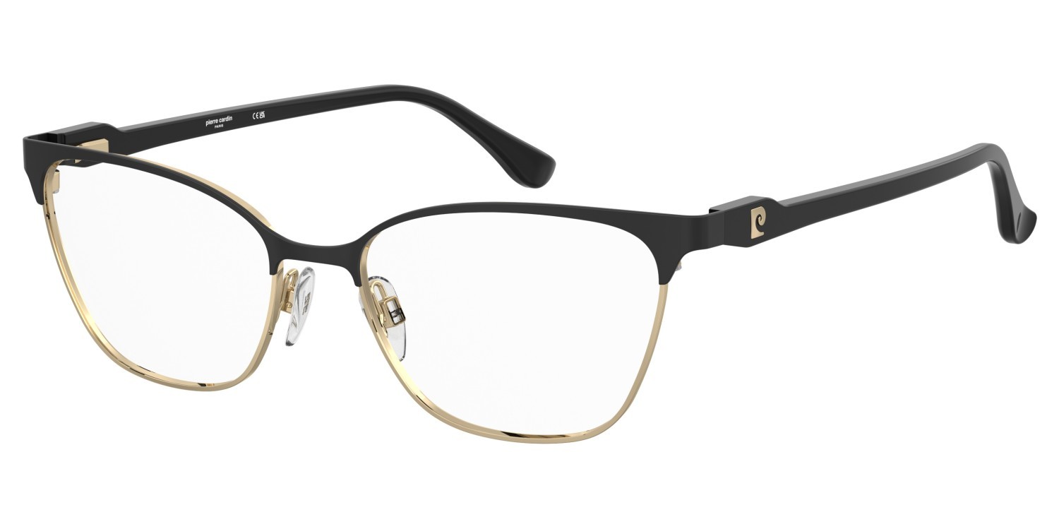Eyeglasses Pierre Cardin P.c. 8931 110526 2M2 color black gold shape rectangle 