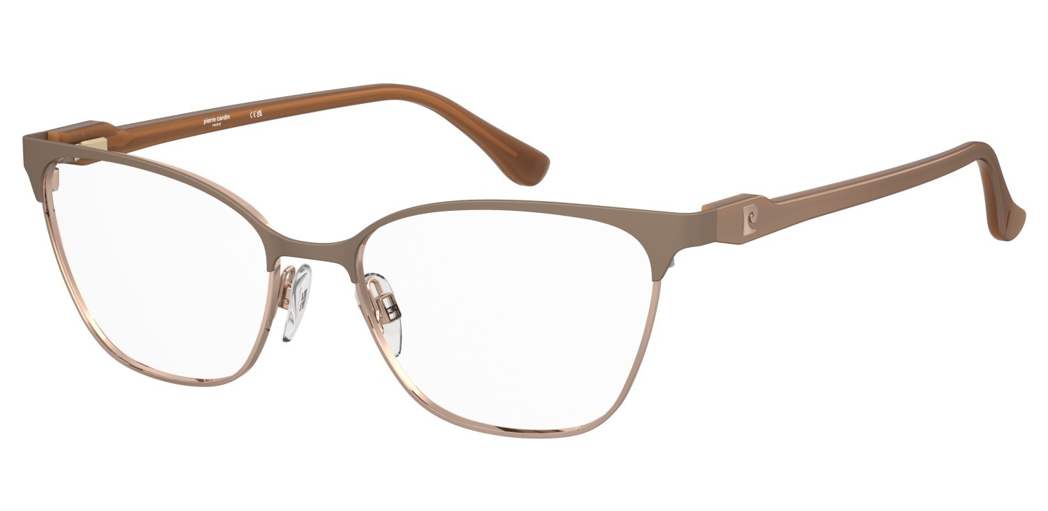 Eyeglasses Pierre Cardin P.c. 8931 110526 PY3 color copper gold nude shape rectangle 