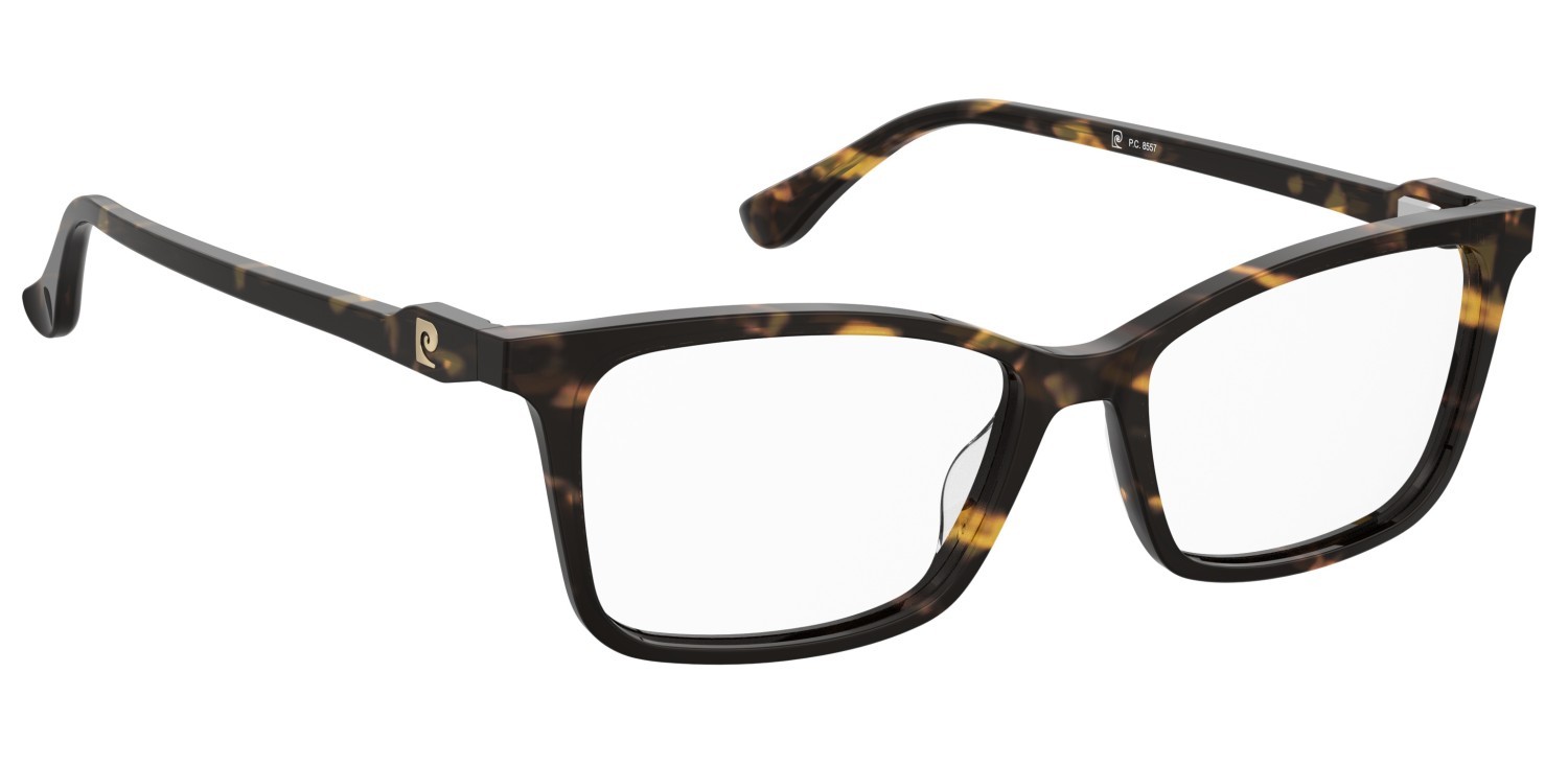Eyeglasses Pierre Cardin P.c. 8557 110527 086 color havana shape rectangle 