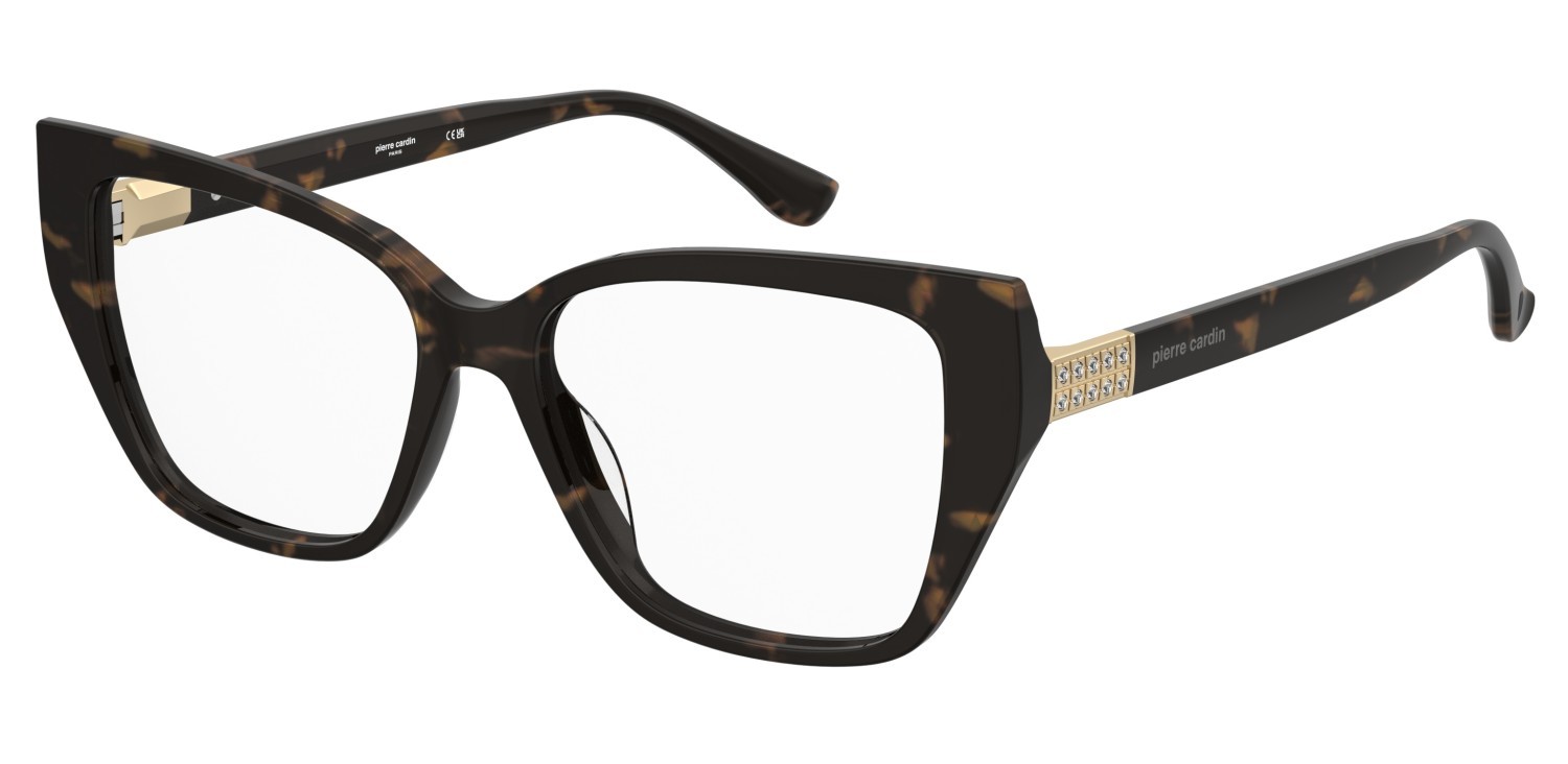 Eyeglasses Pierre Cardin P.c. 8551 110538 086 color havana shape butterfly 