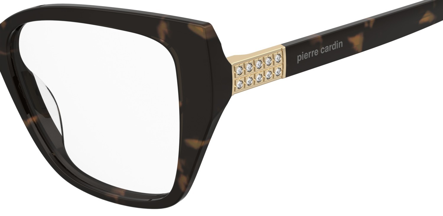 Eyeglasses Pierre Cardin P.c. 8551 110538 086 color havana shape butterfly 