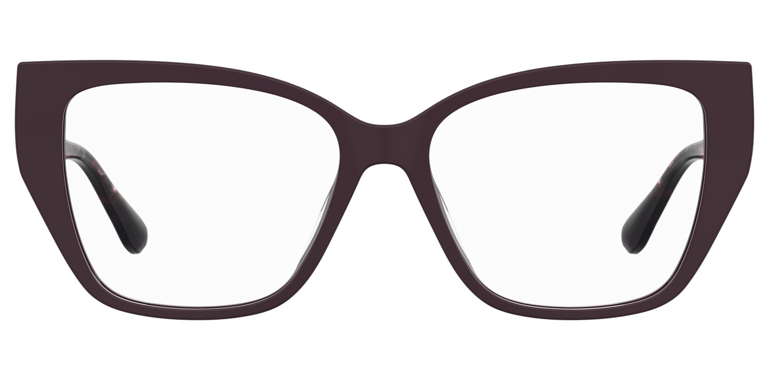 Eyeglasses Pierre Cardin P.c. 8551 110538 LHF color burgundy 2 shape butterfly 