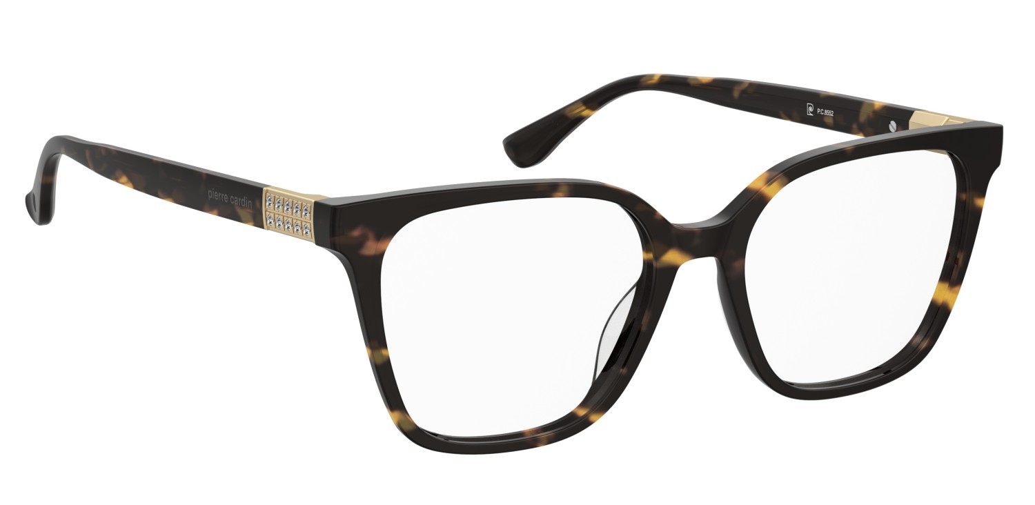 Eyeglasses Pierre Cardin P.c. 8552 110539 086 color havana shape square 