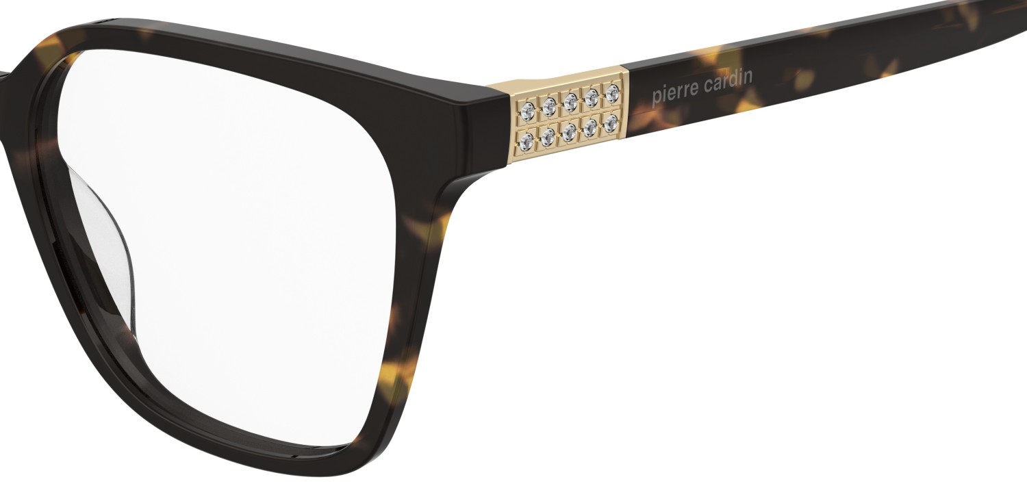 Eyeglasses Pierre Cardin P.c. 8552 110539 086 color havana shape square 