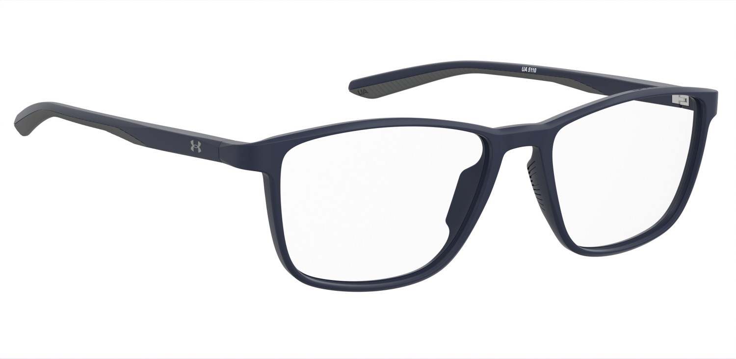 Eyeglasses Under Armour Ua 5110 110543 4NZ color matte blue grey shape rectangle 